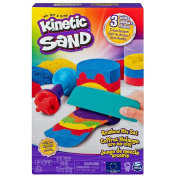 Kinetic Sand Zestaw Tęczowych narzędzi 383g
